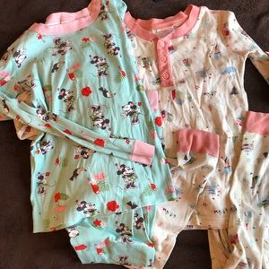 Hanna Andersson PJ long john lot, size 140